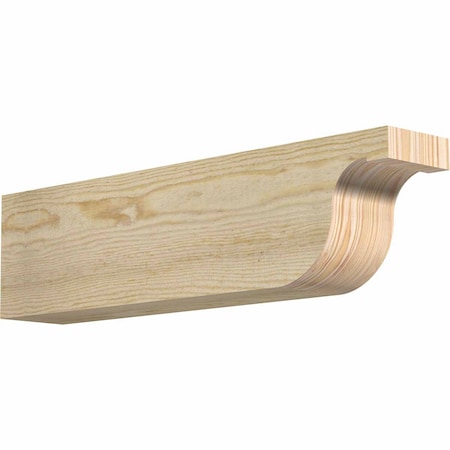 Ekena Millwork Del Monte Rough Sawn Rafter Tail, Douglas Fir, 4"W x 6"H x 24"L RFT04X06X24DEL00RDF